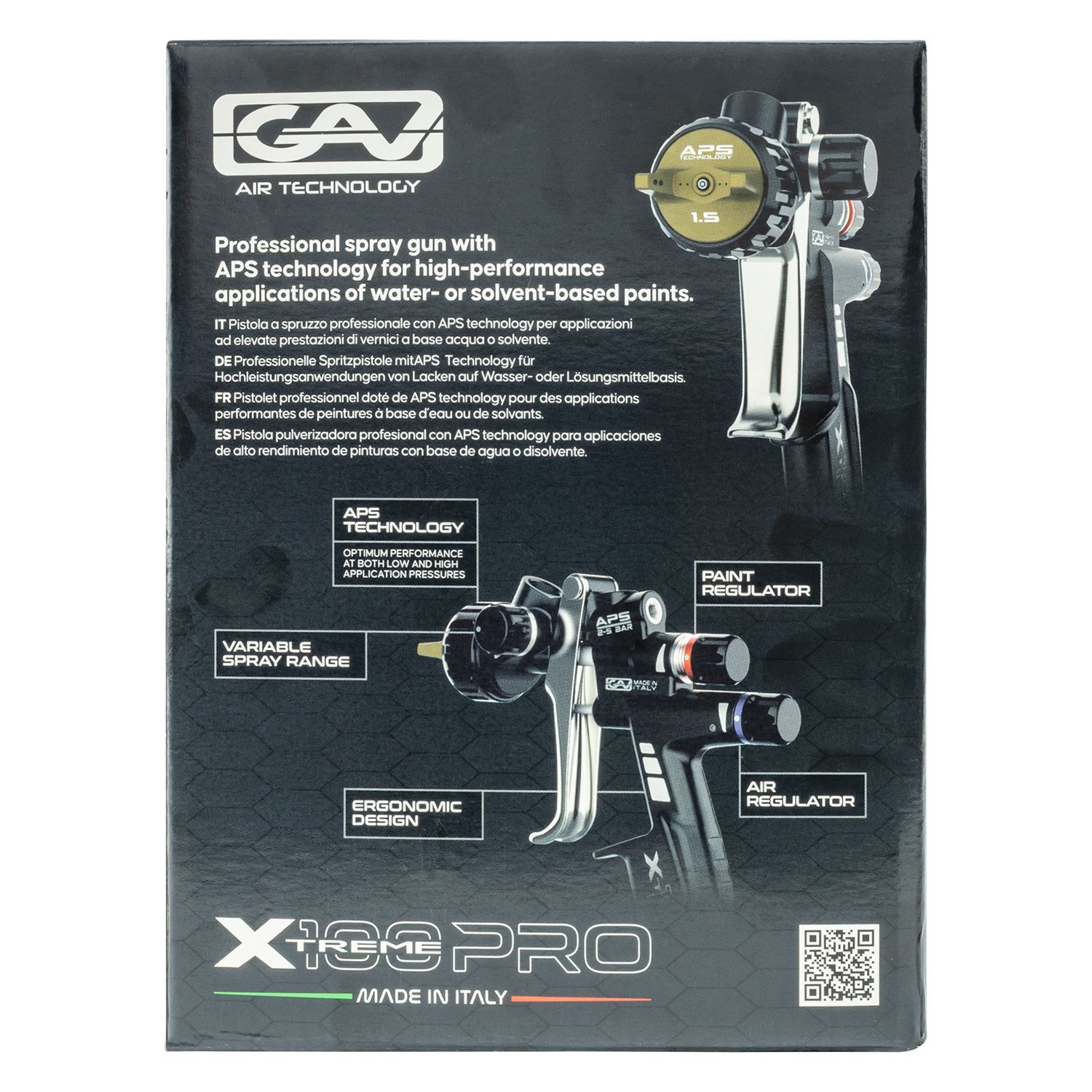 Spray Gun Prof Upper Cup 600cc 2-4 Bar 2.5 Noz